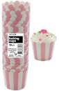 Baking Cups - Light Pink Stripes